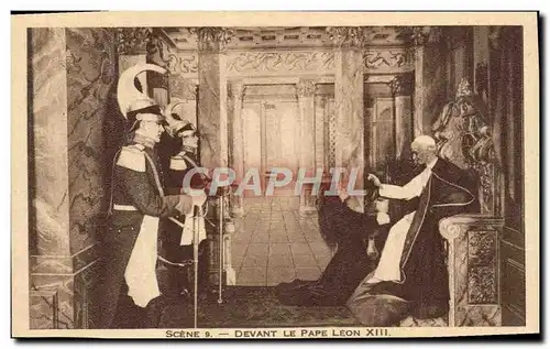 Cartes postales Scene Devant Le Pape Leon XIII Lisieux