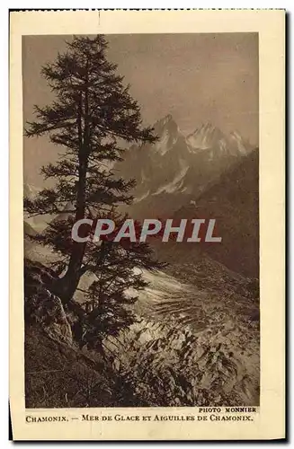 Cartes postales Chamonix Mer De Glace Et Aiguilles De Chamonix