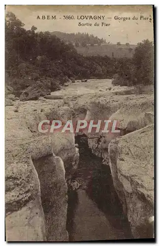 Ansichtskarte AK Lovagny Gorges du Fier Sortie du Fier