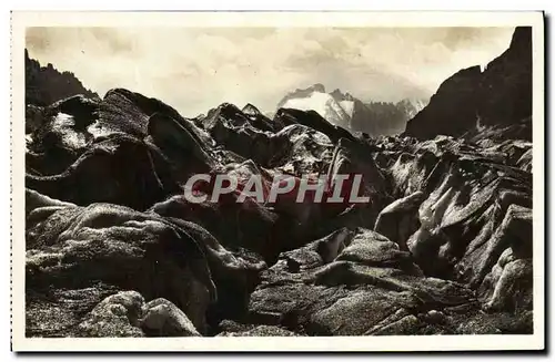 Cartes postales Chamonix Mont Blanc Mer De Glace Les grandes vagues