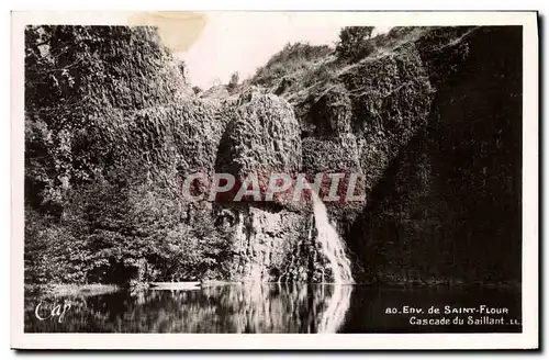 Ansichtskarte AK Env De Saint Flour Cascade du Saillant