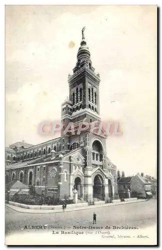 Ansichtskarte AK Albert Notre Dame de Brebieres La basilique