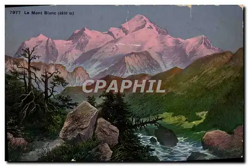 Cartes postales Le Mont Blanc