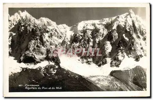 Cartes postales Chamonix Aiguilles du Plan et du Midi