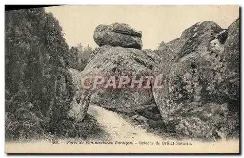 Cartes postales Foret de Fontainebleau Barbizon Brioche de Brillat Savarin