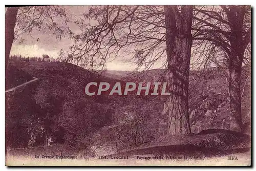 Cartes postales Crozant Paysage sur la valllee