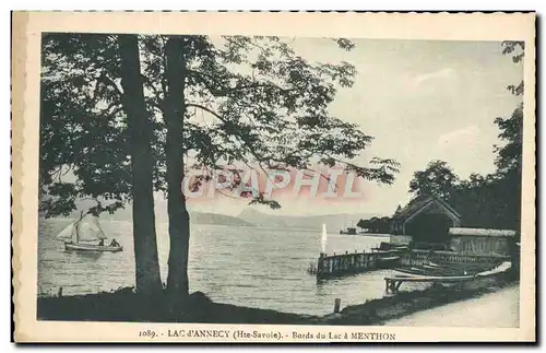 Cartes postales Lac d&#39Annecy Bords du Lac a Menthon