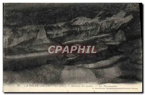 Cartes postales La Balme Les Grottes Interieur des Grottes Les poissonnieres