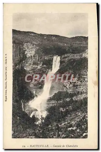 Cartes postales Hauteville Cascade de Charabotte