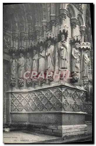 Ansichtskarte AK Amiens Cathedrale Porche de Saint Firmin