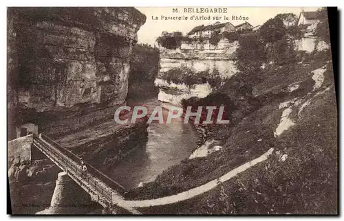 Cartes postales Bellegarde La Passerelle d&#39Arlod sur le Rhone