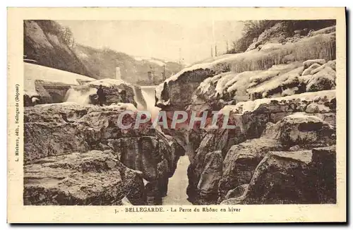 Cartes postales Bellegarde La Perte du Rhone en hiver