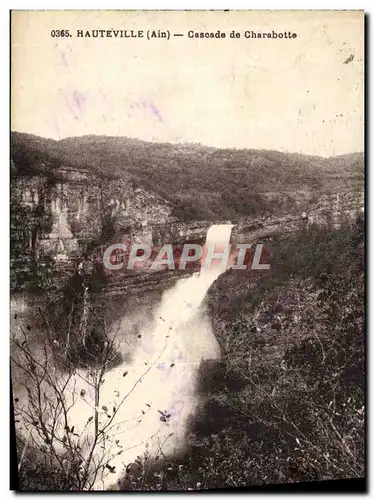 Cartes postales Hauteville Cascade de Charabotte