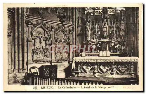 Cartes postales Lisieux La Cathedrale L'Autel de la Vierge