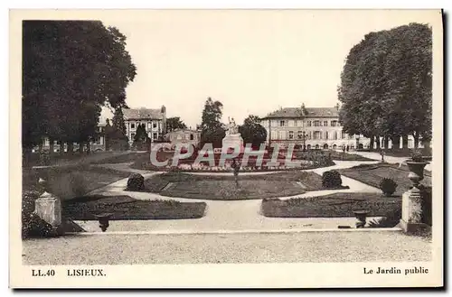 Cartes postales Lisieux Le Jardin Public