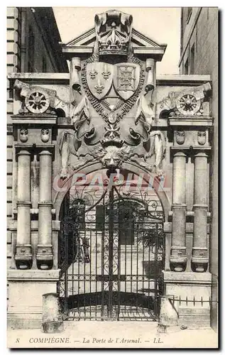 Cartes postales Compiegne La Porte de l'Arsenal