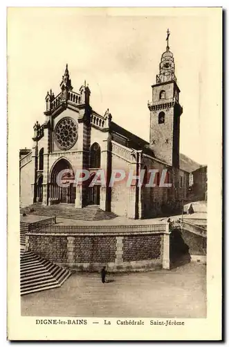 Cartes postales Digne Les Bains La Cathedrale Saint Jerome