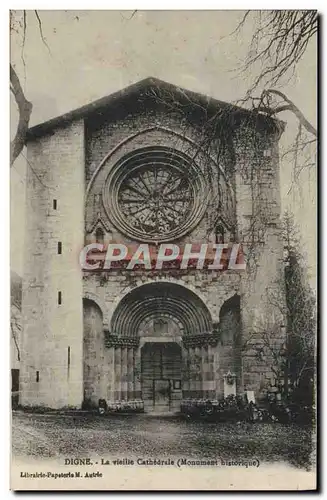 Cartes postales Digne La Vieille Cathedrale