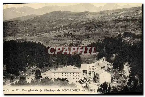 Cartes postales Vue Generale de L&#39Ermitage de Font Romeu