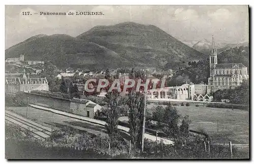 Cartes postales Panorama de Lourdes