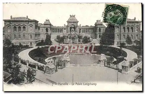 Cartes postales Marseille Palais Longchamp