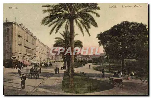 Cartes postales Nice L&#39Avenue Massena