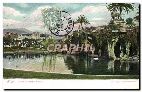 Cartes postales Nice Groue du Jardin Public