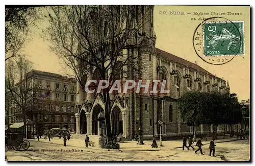 Cartes postales Nice Eglise Notre Dame et Abside