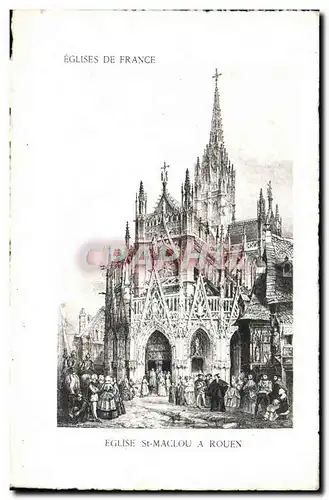 Ansichtskarte AK Eglises De France Eglise Saint Maclou a Rouen