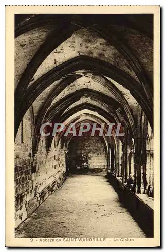 Cartes postales Abbaye De Saint Wandrille Le Cloitre