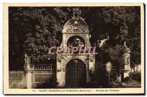 Cartes postales Saint Wandrille Rancon Entree de l&#39abbaye