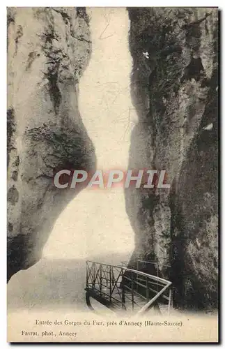 Cartes postales Entree des Gorges du Fier pres d&#39Annecy