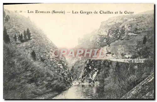 Ansichtskarte AK Les Echelles Les Gorges de Chailles et le Guier