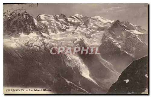 Cartes postales Chamonix Le Mont Blanc