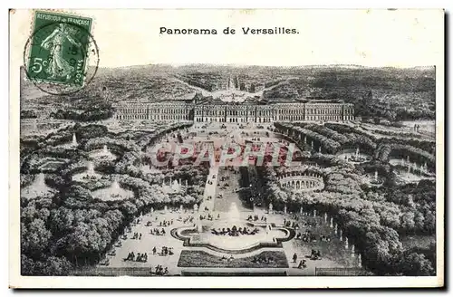 Cartes postales Panorama de Versailles