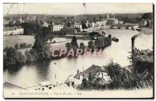 Cartes postales Chateau Gontier Vue de Bel Air