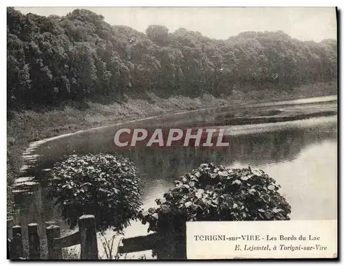 Ansichtskarte AK Torigni Sur Vire Les Bords du Lac