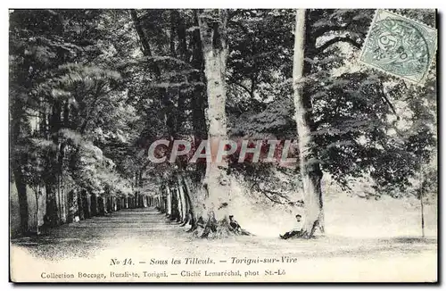 Ansichtskarte AK Sous les Tilleuls Torigni sur Vire