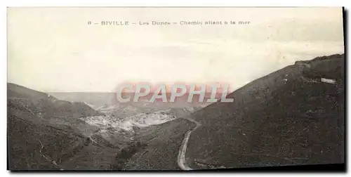 Cartes postales Biville Les Dunes Chemin Allant a la Mer