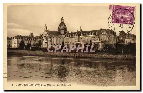 Cartes postales Chateau Gontier Hopital Saint Julien