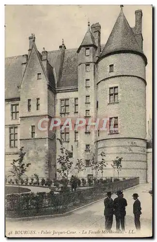 Ansichtskarte AK Bourges Palais Jacques Coeur La Facade Meridionale