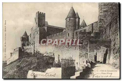 Cartes postales Cite de Carcassonne Porte d&#39Aude