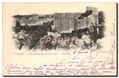 Cartes postales Falaise Vue Generale Prise du Mont Myra