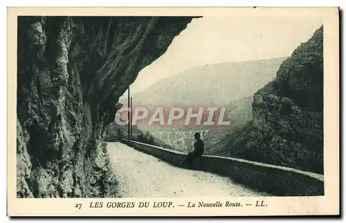 Ansichtskarte AK Les Gorges du Loup La Nouvelle Route