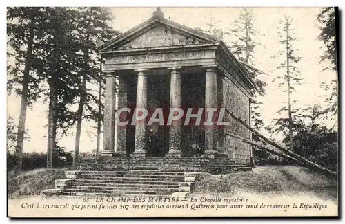 Cartes postales Le Champ Des Martyrs La Chapelle expiatoire