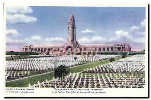 Ansichtskarte AK Vue Generale de l&#39Ossuaire de Douaumont Militaria