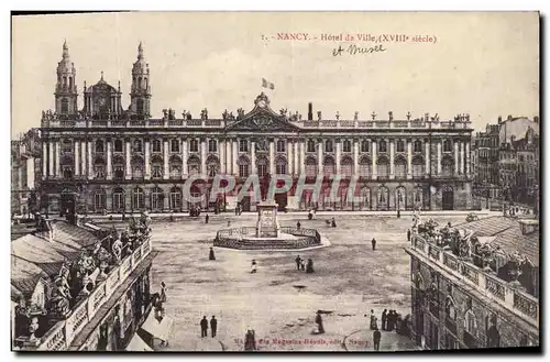 Cartes postales Nancy Hotel de Ville