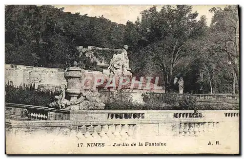 Cartes postales Nimes Jardin de la Fontaine