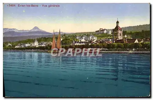 Cartes postales Evian Les Bains Vue Generale