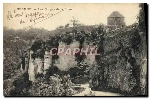 Cartes postales Cremieu Les Gorges de la Fuza